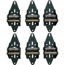 Energy Efficient Garage Door Hinge Set for 4 Panel Doors Up to 12 Feet