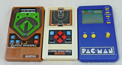 2001 Mattel Classic Baseball 2003 Basketball 1980 Pac-Man Namco Electronic Games