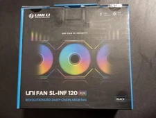 Lian Li UNI Fan SL120 - BLACK - 3 pack