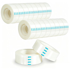 Invisible Tape Refills,16 Rolls, 3/4'' X 1000'', 1" Core, Writable Tear by Han