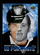 2025-26 Upper Deck Series 1 UD Portraits #P-20 Brandt Clarke