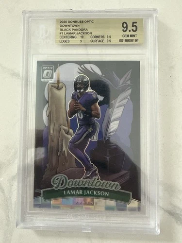 2025 Optic Lamar Jackson Black Pandora (Raw)