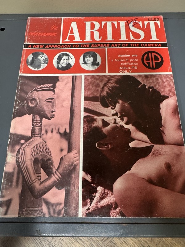 Photographic Artist No. 1 First Issue House of Price  Vintage Magazine