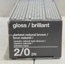 TIGI 2N Darkest Natural Brown Colour Gloss Demi-Permanent Color 2oz Discontinued