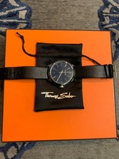 Thomas Sabo Uhr, Unisex, Chrom/Leder