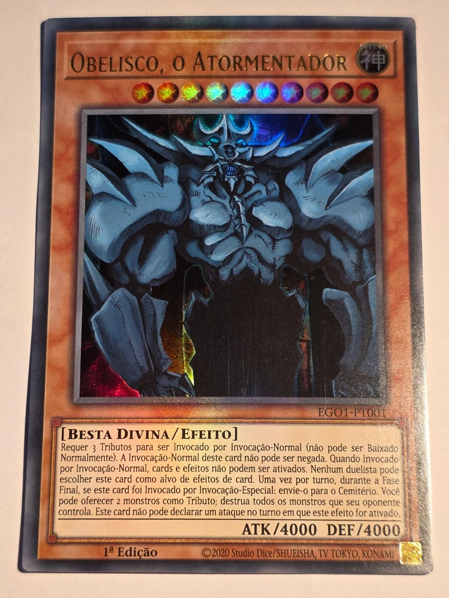 Preços baixos em Obelisk The tormentor Yu-gi-oh! TCG ULTRA RAROS