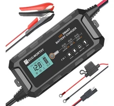 ECO-WORTHY 10A Lifepo4 Battery Charger 12V, Smart Car Battery Charger Automot...