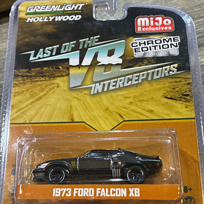 GreenLight Hollywood 1:64 1973 Ford Falcon XB Last V8 Interceptors Chrome LE