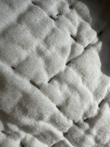 Vtg Donna Sharp Patchwork Quilt Cabin Raising Pine Cone Queen King 2 Sham Lodge - Picture 12 of 24