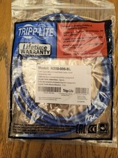 Tripp-Lite niebieski formowany kabel krosowy RJ 45 męski/męski 6 stóp