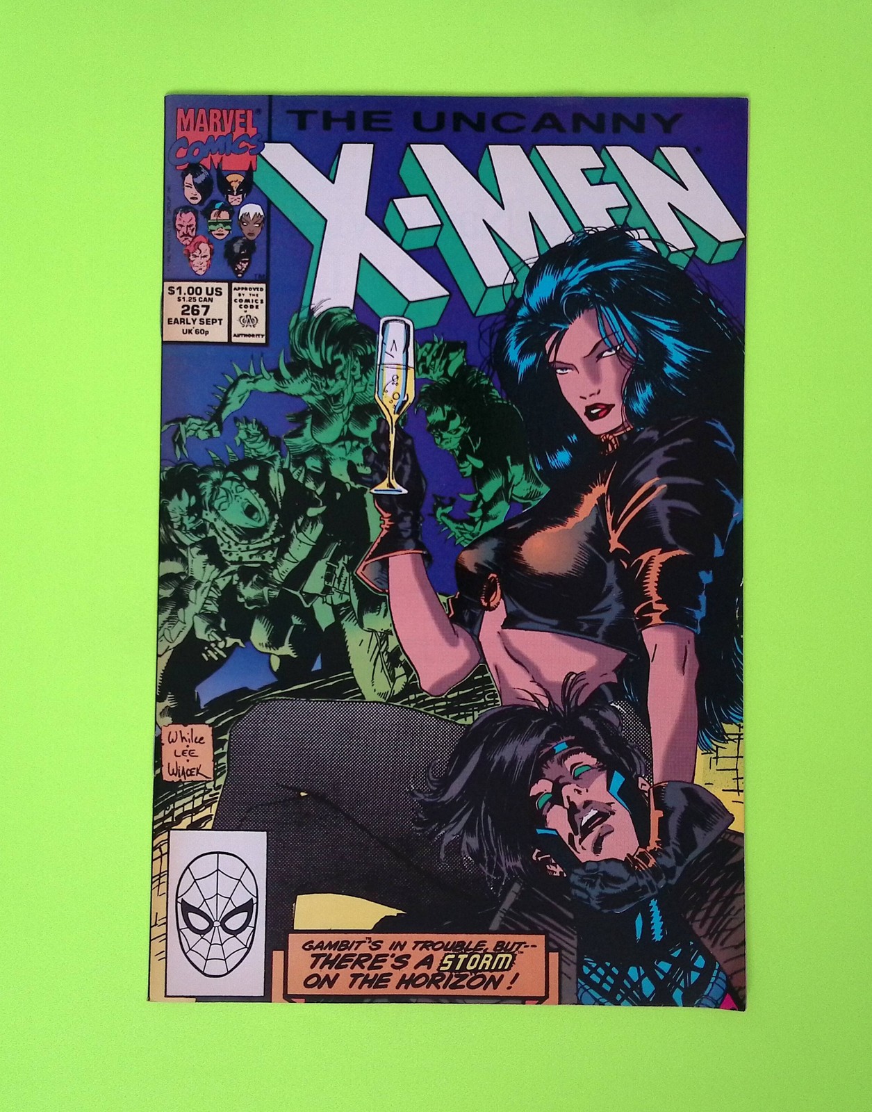 Uncanny X-Men #267 Vol. 1 1990 Marvel Comics Higher Grade Comic Book X287-206