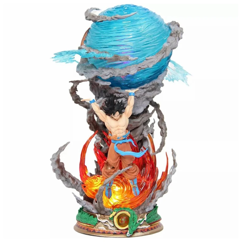 Dragon Ball Son Goku Figur 23cm Genkidama PVC Statue Sammlung Geschenk - Bild 2 von 4