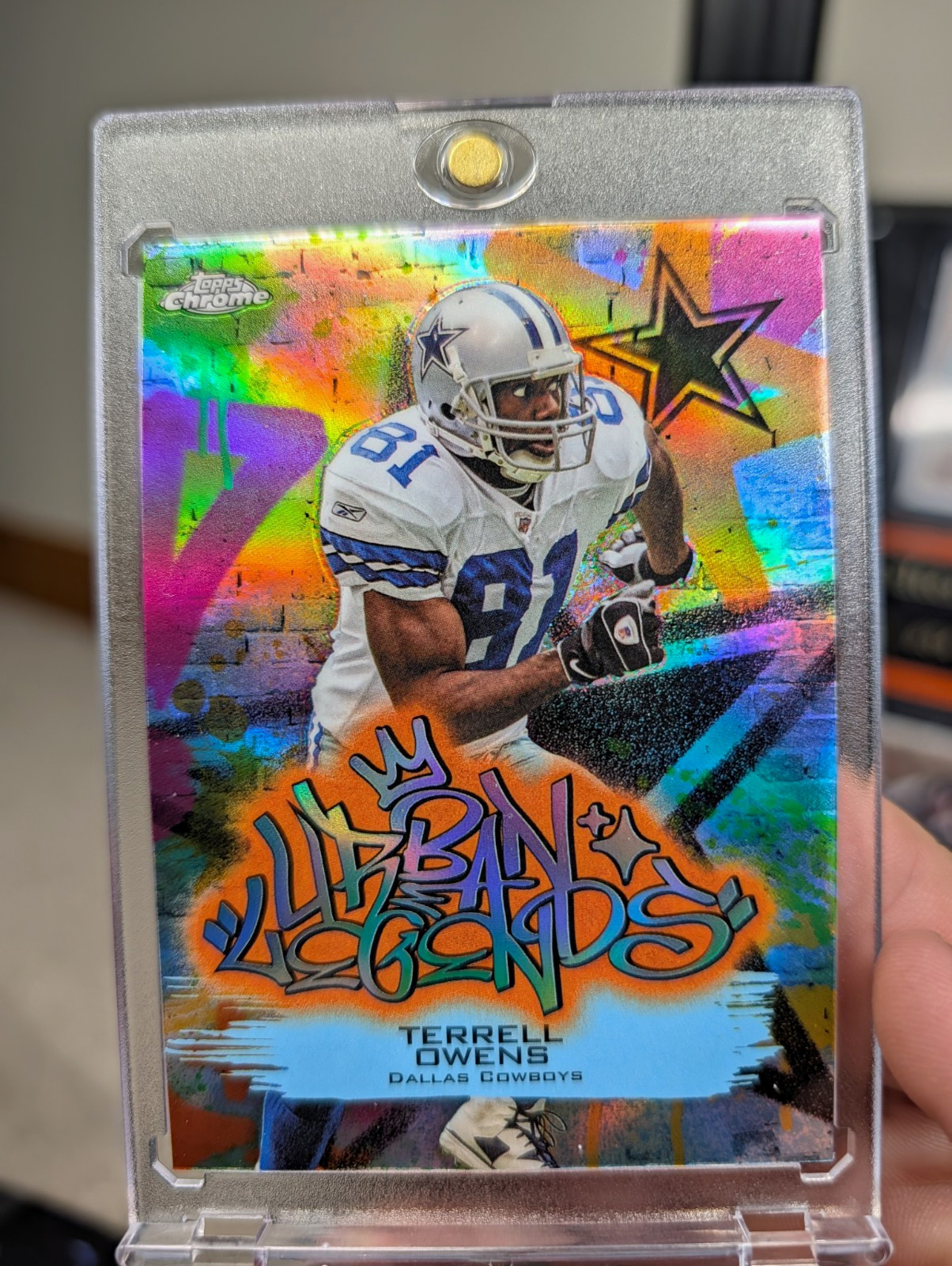 Topps 2025 Chrome Urban Legends Terrell Owens Dallas Cowboys #UL-29 Insert