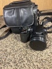 Nikon Coolpix L100 Digital Camera 10MP 15X Optical Zoom VR Black LCD - Tested