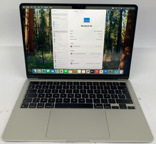 Apple MacBook Air A2681 13.6" M2 16GB RAM 512GB SSD Grade C FRA 316 Cycles