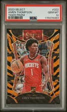 2023-24 Panini Select - Mezzanine Amen Thompson Tiger Stripes (RC) PSA 10 SSP