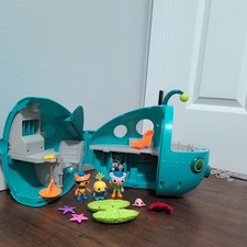 Octonauts Midnight Zone Gup-A Submarine With Accessories  Figures- Not Complete