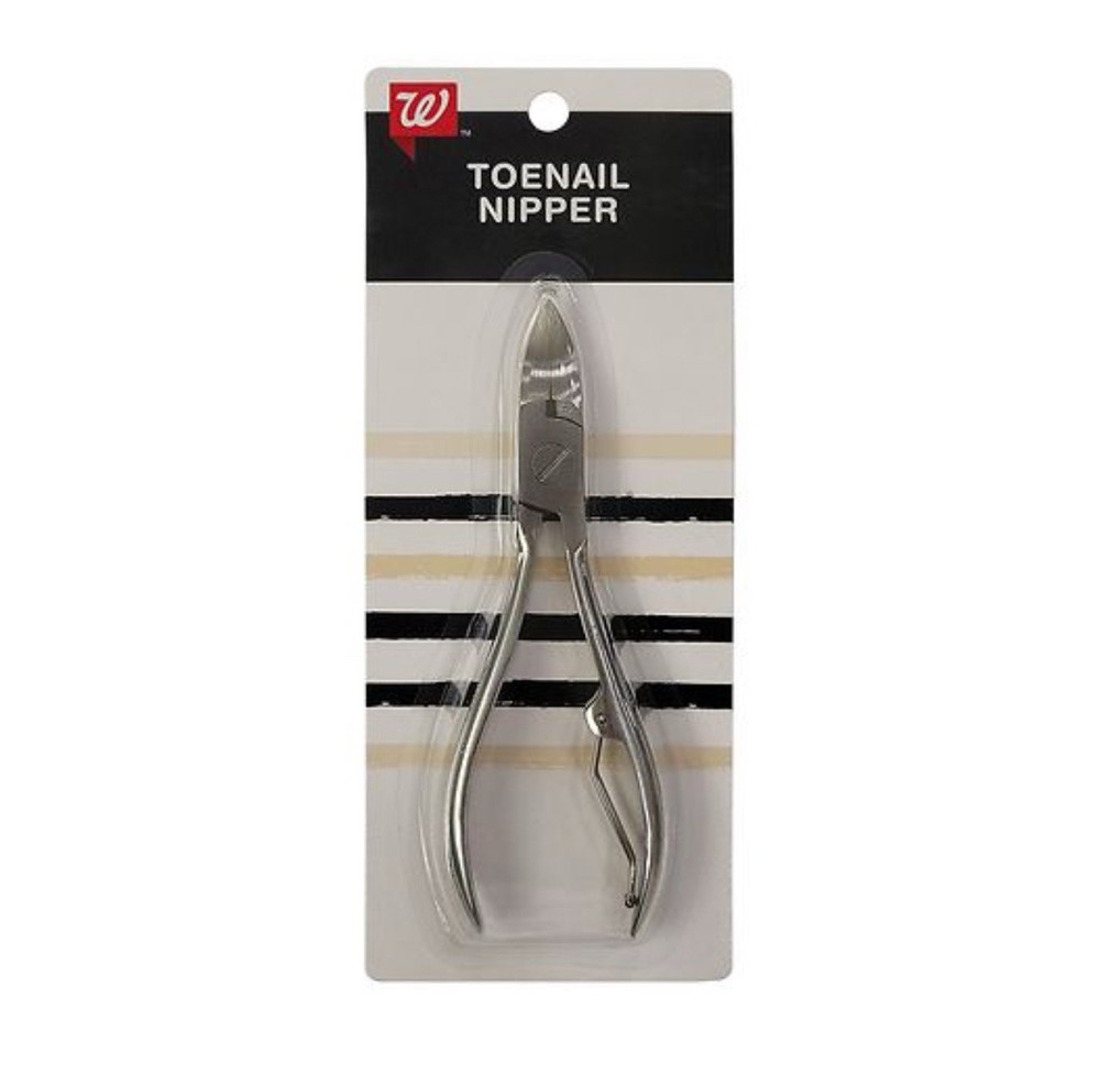 Walgreens Stainless Steel Toenail Nippers for Precise Trimming
