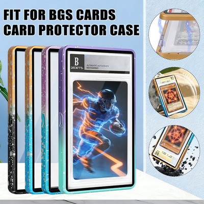 1-10x Magnetic Metal Slab Protector Case Guard Box Bumper for BGS Graded Cards