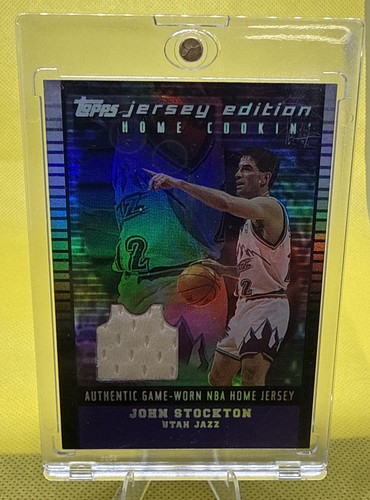 2002-03 Topps Jersey Edition - John Stockton #JE JOS Black /99 (MEM)