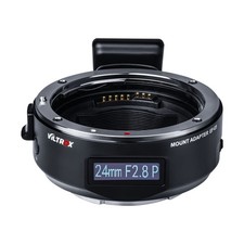 VILTROX EF-E5 Lens Adapter for Sony E Mount, OLED Display Auto Focus Lens Mou...