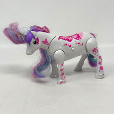 LITTLE LIVE PETS My Dancing Unicorn VIDEO Butterbow Light Up Horn White Pink