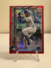 2025 Topps Holiday ORELVIS MARTINEZ SSP Red Chrome Rookie 1/5 Blue Jays #H17 1st