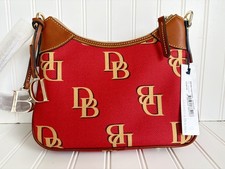 Dooney Bourke Signature DB Monogram Small Hobo