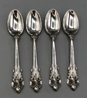 Grande Baroque by Wallace Sterling Silver set of 4 Demitasse Spoons 4"