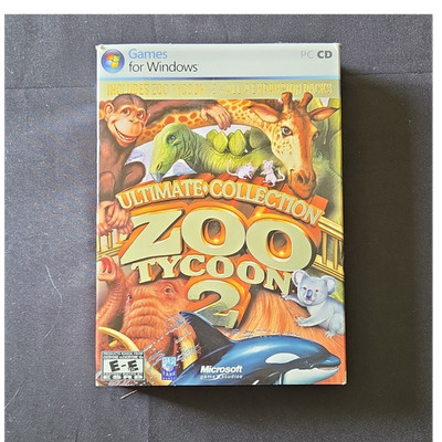 Zoo Tycoon 2 Ultimate Collection PC game (with sleave, case, 3 discs)