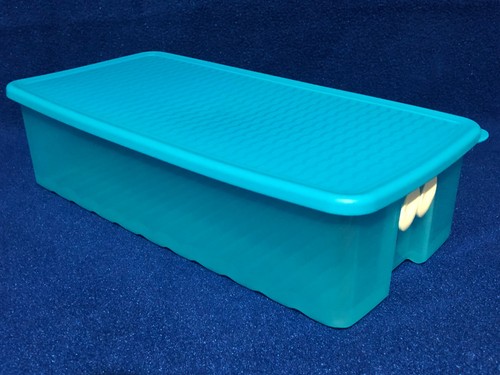 Blue Tupperware FridgeSmart Vented Fruits Vegetables Container 8.5 Cups - Picture 4 of 4