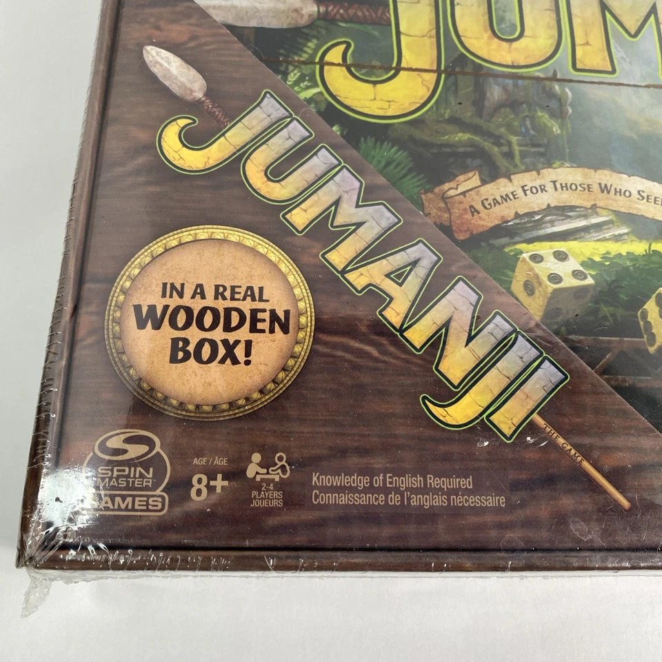Jumanji Deluxe Wooden Box Edition Board Game | Spin Master 2024 | Seal Rip - Image 2 of 4