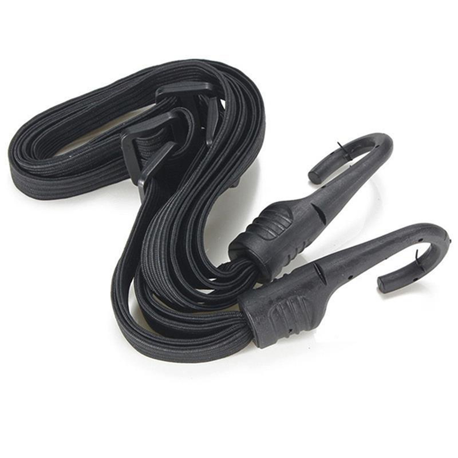 60cm Helmet Elastic Rope Strap Stable Black Retractable Helmet Luggage Strap For