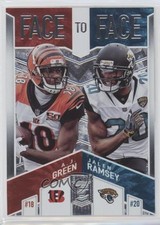 2018 Donruss Elite Face to Face 221/299 AJ Green Jalen Ramsey #F2F-13 0f3j