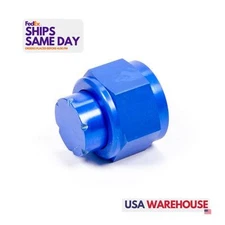 Aeroquip FCM3744, One Blue Aluminum #16 An Cap Aluminum Performance Racing Parts