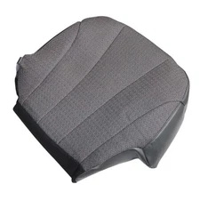  Front Driver Side Bottom Replacement Seat Cover Cloth Dark Gray Compatible 