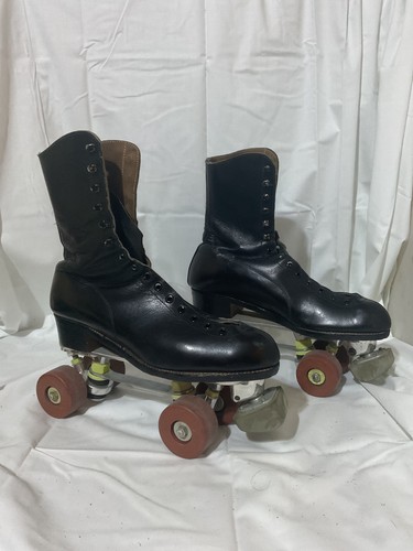 Douglass Snyder Super Deluxe Custom Built Roller Skates Mens 10 w/ Case
