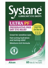 Systane Ultra 60 Lubricant Eye Drops Vials EXP 2026+ 