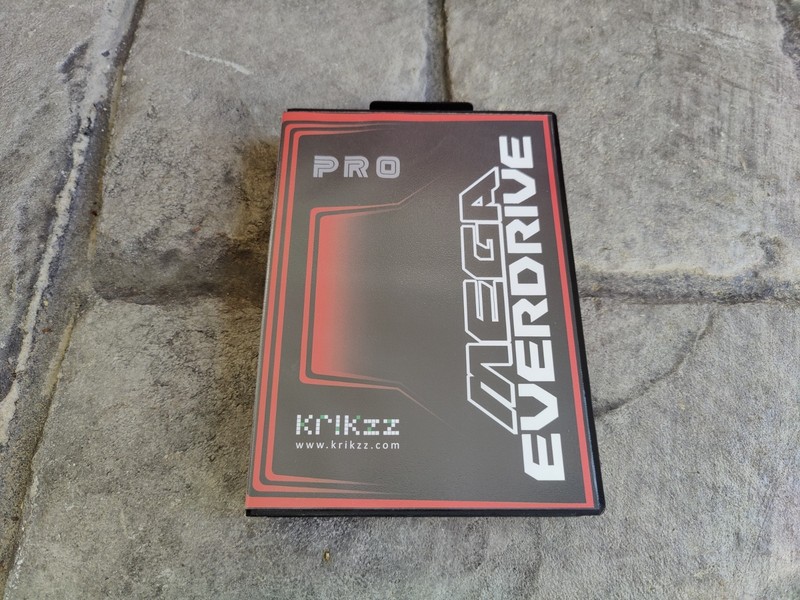 Mega Everdrive Pro Krikzz Stone Age Gamer Red Clear