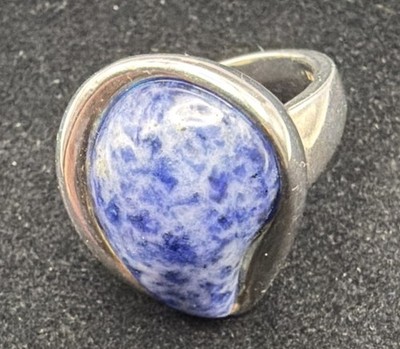 Vintage RLM Studio 925 Sterling Silver Sodalite Ring Size 9.25/14.59 Grams