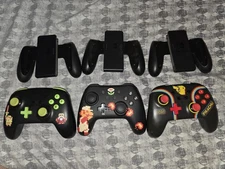 Lot of 3 Power A Nintendo Switch Wireless Controllers - Untested