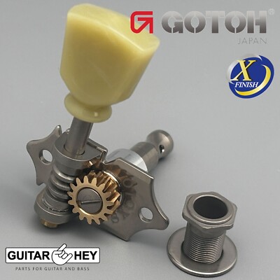 NEW GOTOH SXN510-SL Premium Guitar Tuners Set 15:1 Ratio 3x3 ANTIQUE X-NICKEL