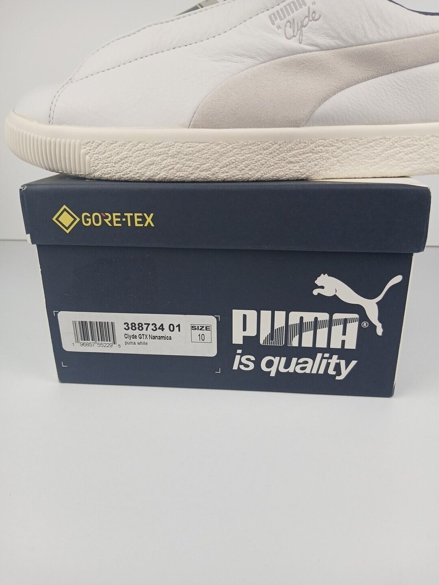 Size 10 - nanamica x Puma Clyde GORE-TEX White for sale online | eBay