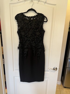Alex Marie black dress with lace detail. Size 4 | eBay Alex Marie black dress with lace detail. Size 4 | eBay