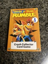 2023 McDonald  s Happy Meal Crash Team Rumble Crash Collector Card Game 1 NEW