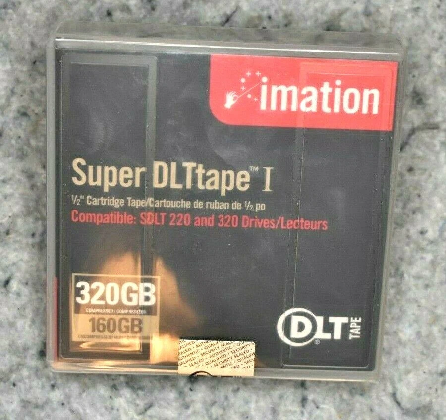 IMATION 16260 SUPER DLT TAPE I 160/320GB - NUEVO (C20B2) Foto 2 de 4
