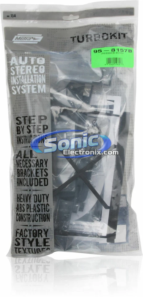 Metra 95-8157B Double DIN Installation Dash Kit for 1992-2000 Lexus SC300 SC400 - Image 2 of 2