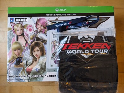 HORI Tekken 7 real arcade pro fightstick Xbox One/360 & PC, T-shirt & Lanyard