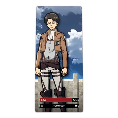 Pin esmalte de anime Attack on Titan Levi FiGPiN #1013 - Imagen 4 de 4