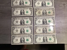 2013 & 2017 Star Notes Federal Reserve Notes Lot of 10 Series 081924 20re
